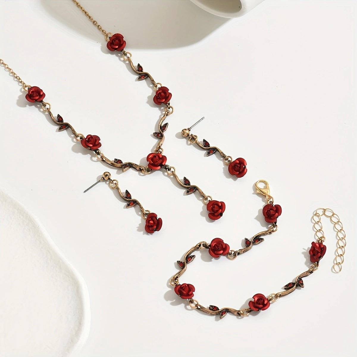 Rose Jewelry Set