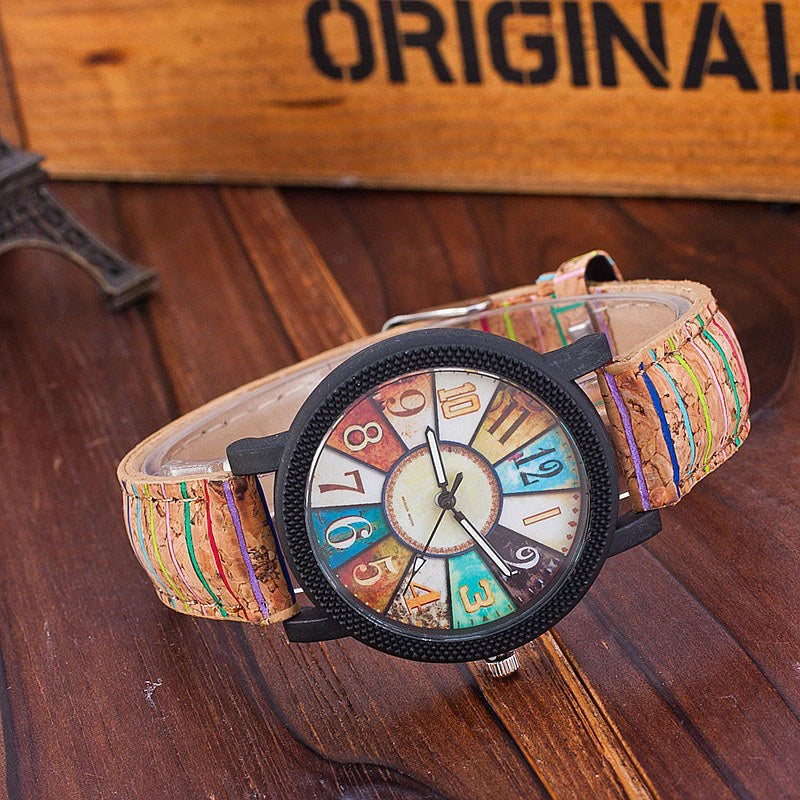 Vintage Leather Desert Style Watch For Women