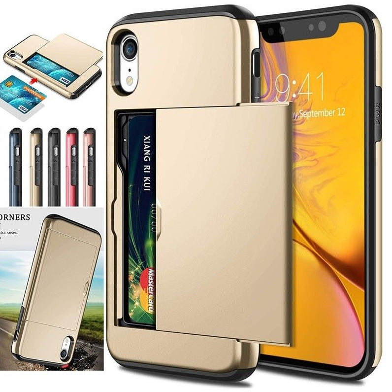 Flashy Phone Case With Built-in Wallet