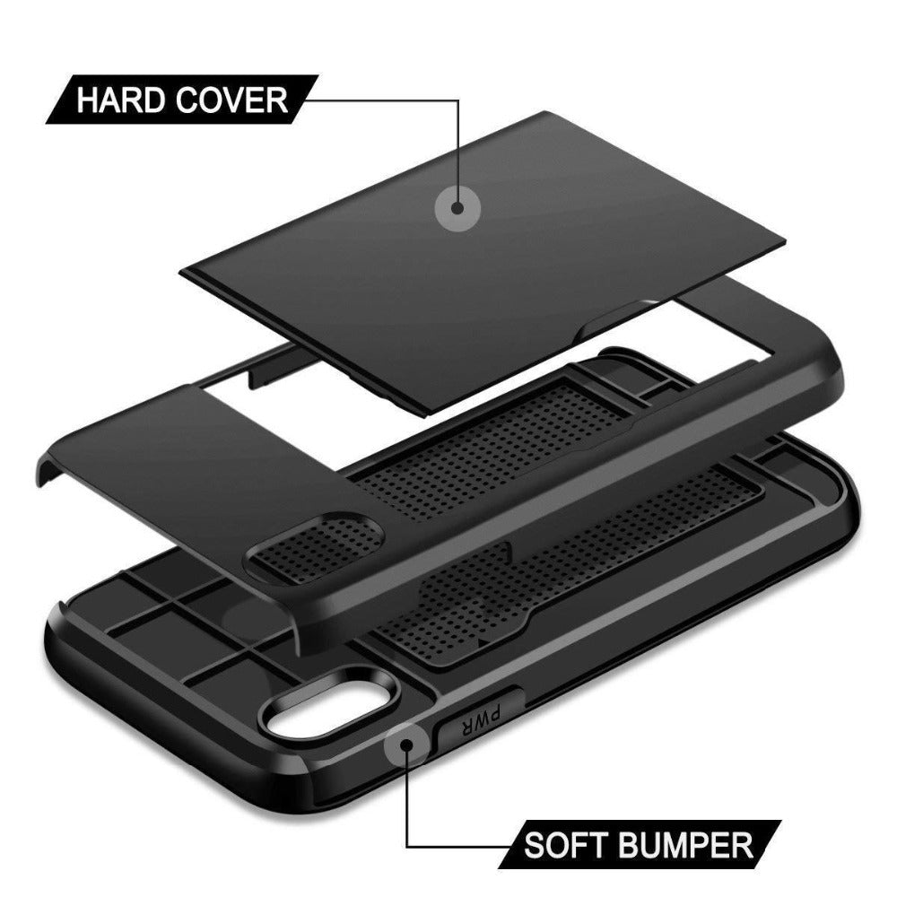 Flashy Phone Case With Built-in Wallet
