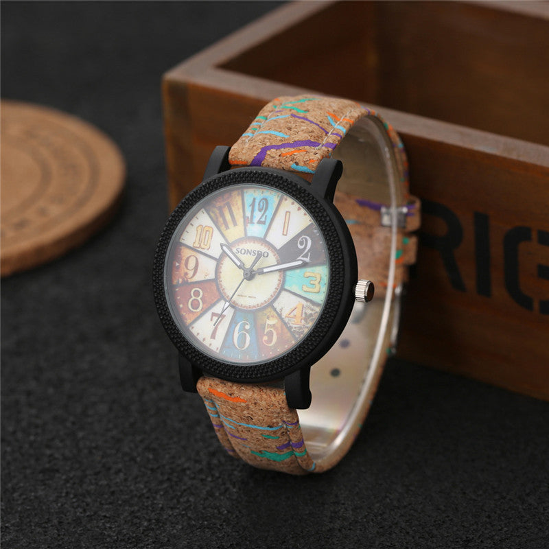 Vintage Leather Desert Style Watch For Women