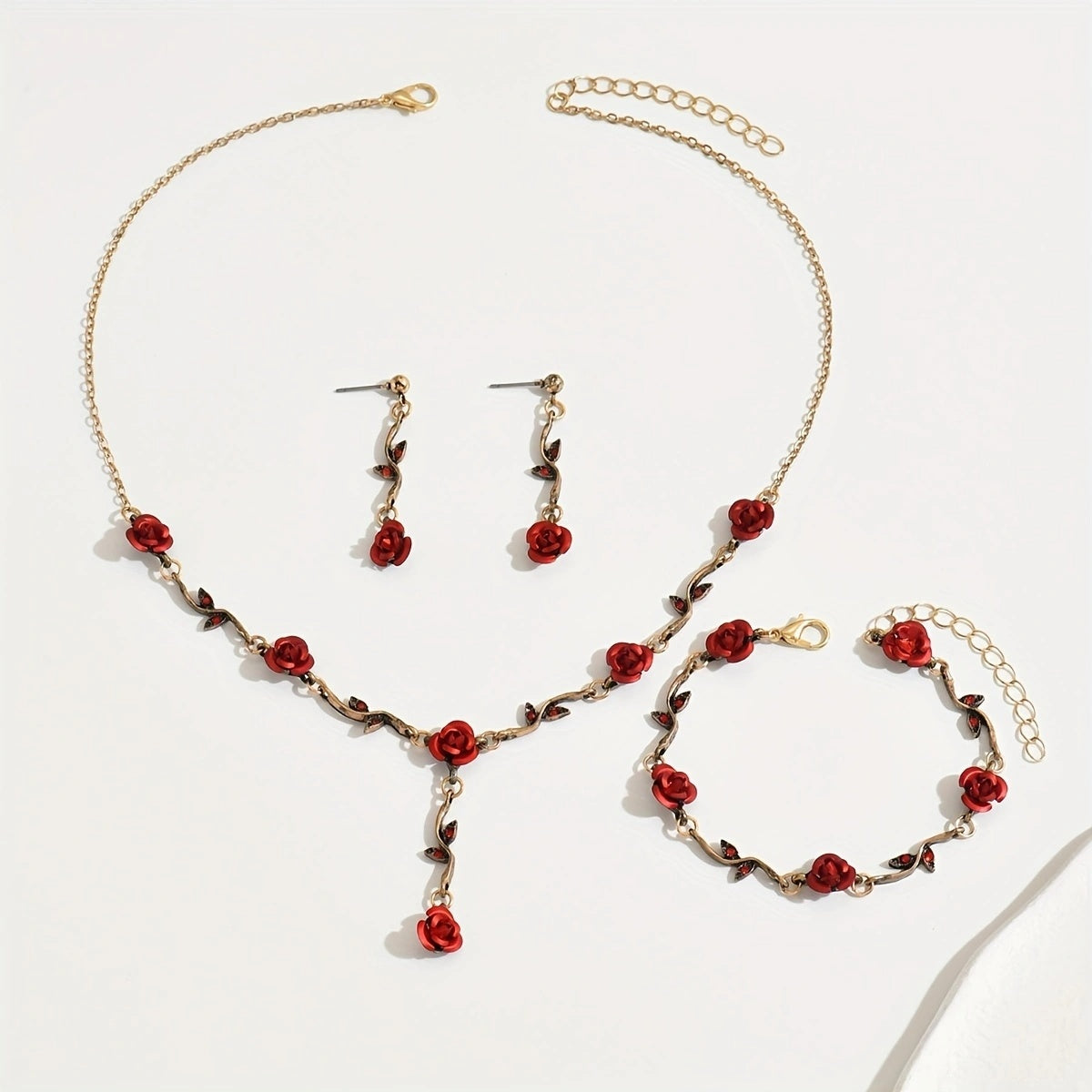 Rose Jewelry Set