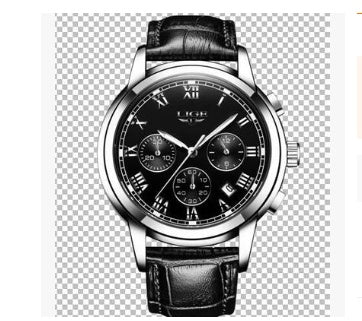 Mens Leather Presentable Watch