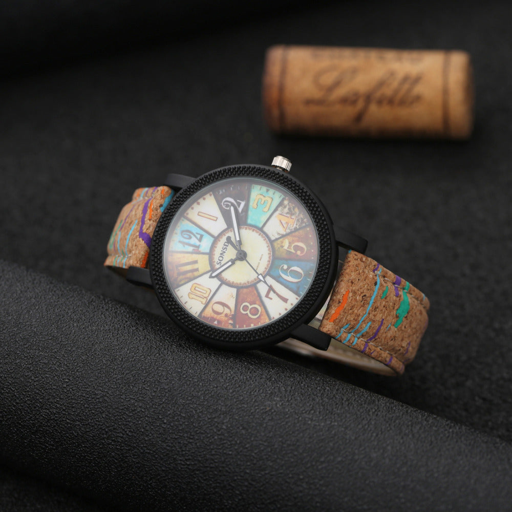 Vintage Leather Desert Style Watch For Women