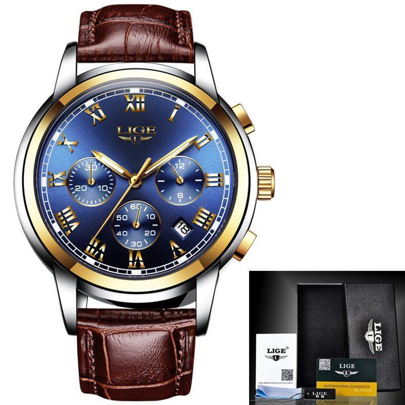 Mens Leather Presentable Watch