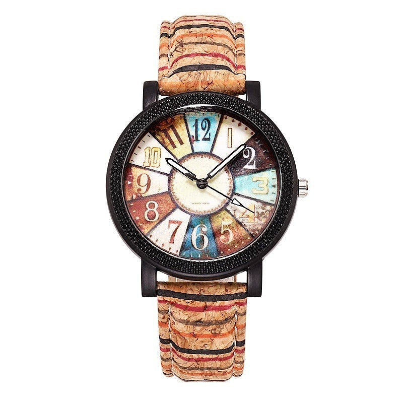 Vintage Leather Desert Style Watch For Women