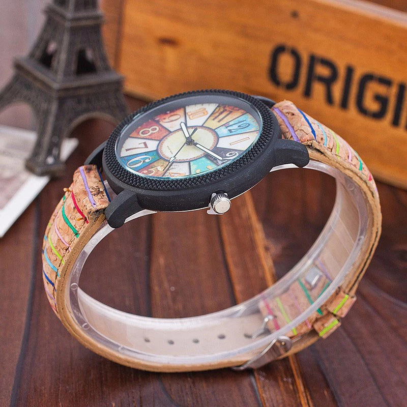 Vintage Leather Desert Style Watch For Women