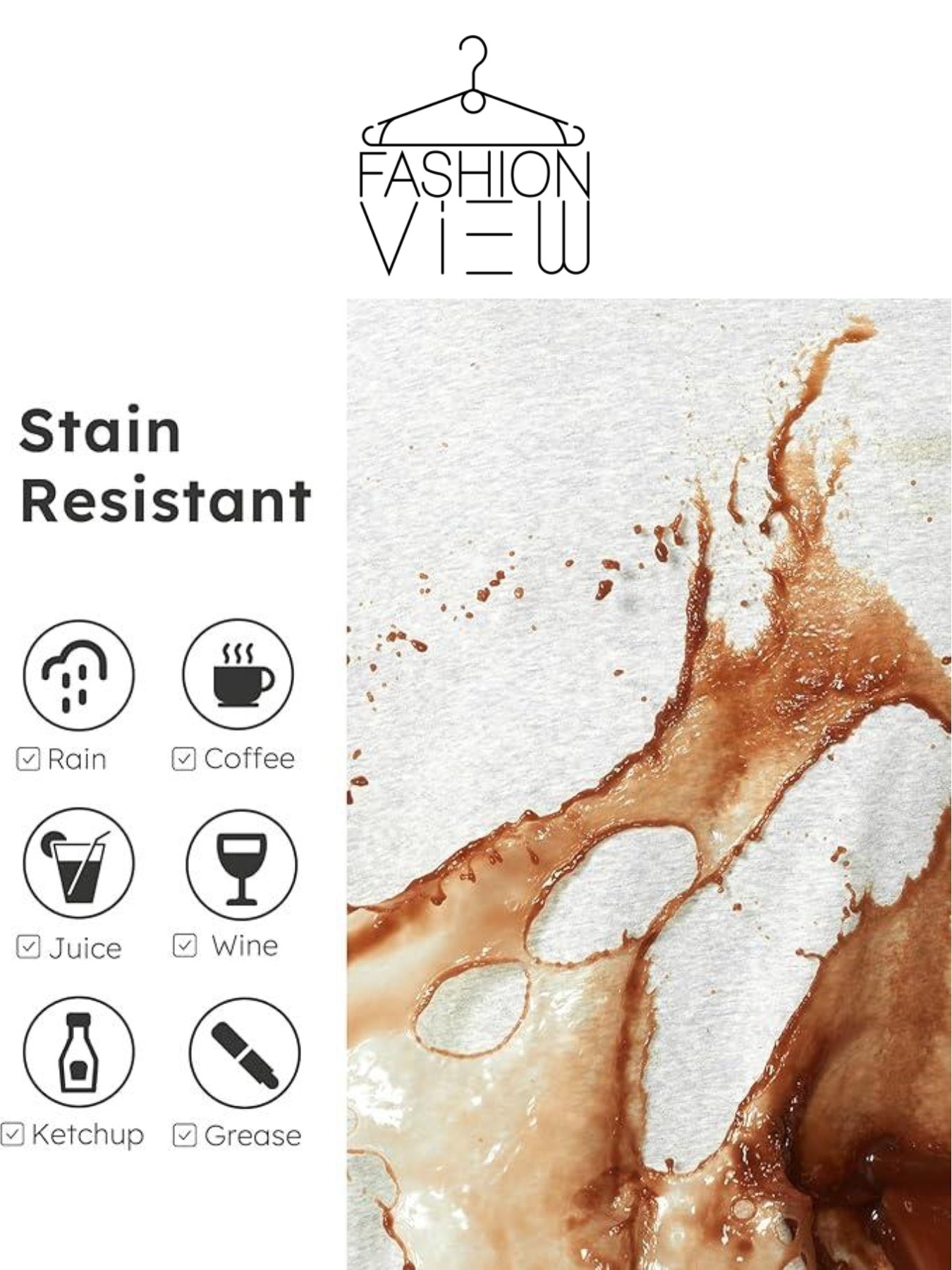 Waterproof And Stainproof Crewneck T-shirt