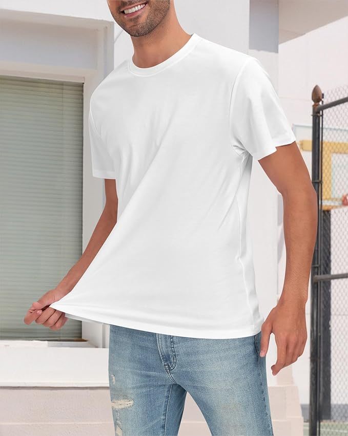 Waterproof And Stainproof Crewneck T-shirt